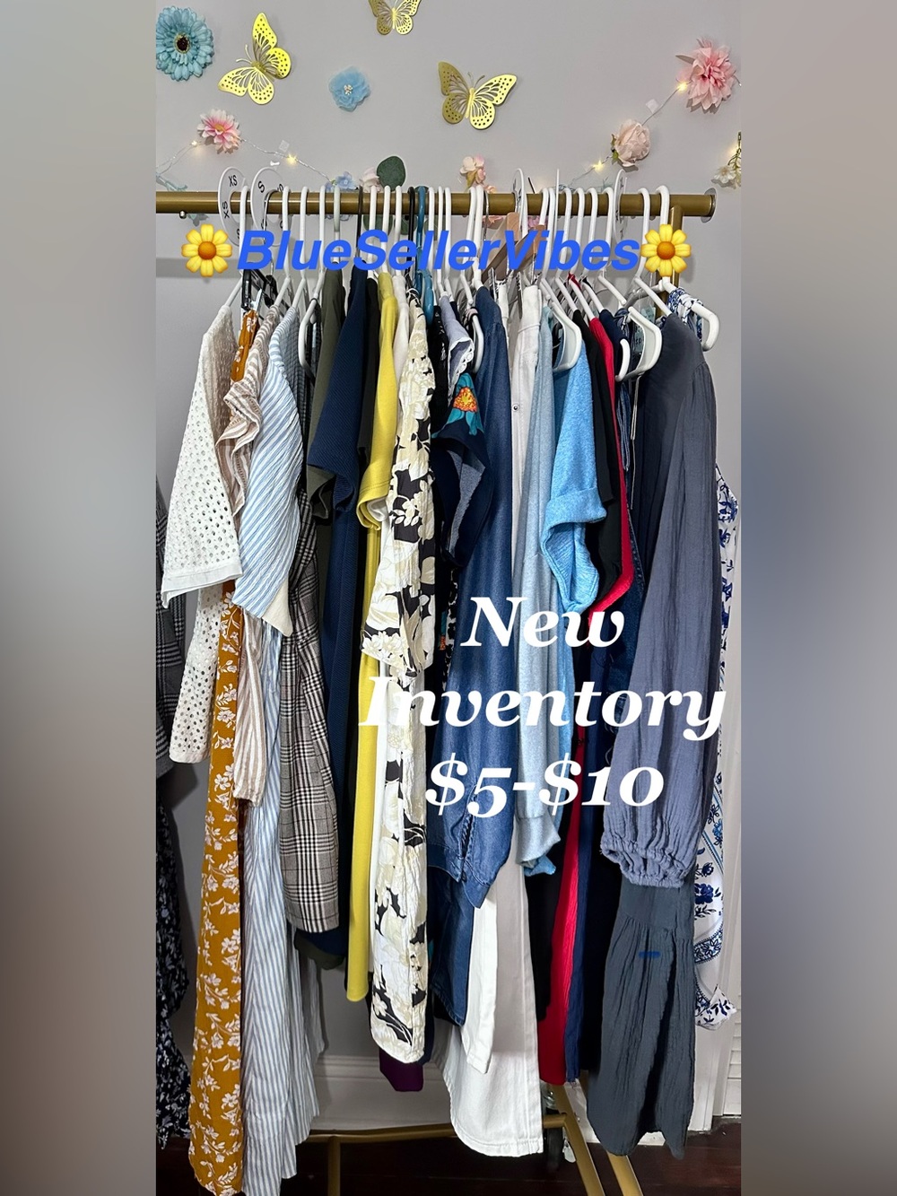 Mixed Women's Tops in Blue, Yellow, White & Black